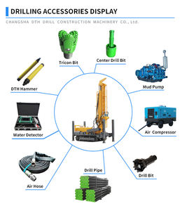 Ausnutzung eines Eau 200m Trou de Terre ein Eau Tuyau Camionen Vornutzung de Puit d'Eau 600m de 300m Profondeur - Product Image 3