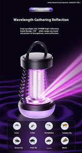 Nouvelle Lampe Anti-Moustiques Électrique Rechargeable USB Mini 2025, Portable, à Rayons UV, pour la Maison, les Voyages et le Camping - Product Image 4
