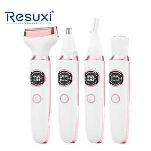 Nueva Afeitadora Eléctrica Resuxi 253 para Mujer, Recortadora de Bikini Portátil 4 en 1, Afeitadora Indolora para Cara, Piernas, Cejas, Nariz y Vello Corporal - Product Image 1