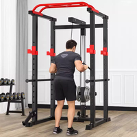 Rack de musculation multifonctionnel en acier et fer, idéal pour les squats et les entraînements, bancs et supports simples