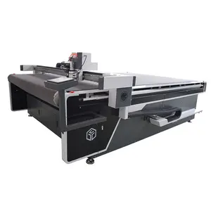 Yuchon Automatic Feeding PVC vibrating knife cutting machine for tablecloth