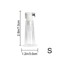 Dispositif d'agrandissement du clitoris et stimulateur anal en acrylique à pression sous vide, 4 tailles, jouet sexuel pour couples