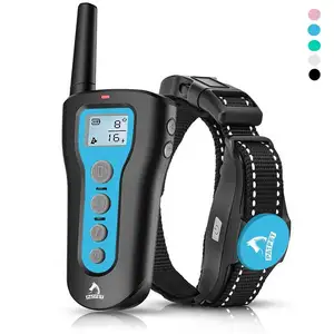 Patpet Waterproof Dog Training Collar Rechargeable Dog Shocker For Small Middle Big Dog