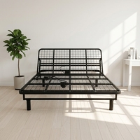 Lit moderne réglable avec cadre en acier tailles King et Twin pliables bon marché pour la maison et l'hôtel meubles de chambre à coucher