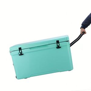 PoeticExist Portable 75L/115L Modern Multi-Functional Cooler <b>Box</b> Wheels for Outdoor <b>Camping</b> Fishing Beverage Chilling for Food - Product Image 2
