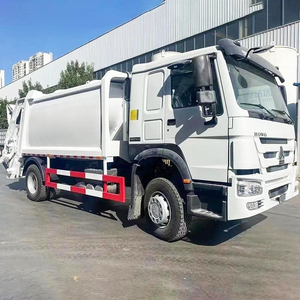 Camion à ordures compacteur hydraulique HOWO 4x2, capacité de 12 mètres cubes, camion de collecte et d'élimination des déchets à vendre - Product Image 2