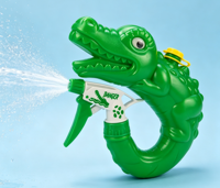 Pistolet à eau crocodile, double mode de pulvérisation, jouet pour enfants, été, extérieur, plage, piscine, lanceur d'eau