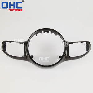 Pièces de volant en Fiber de carbone pour Mercedes AMG GT GTS W204 W205 GLE <span class=keywords><strong>CLA</strong></span> A GLB 34 45 G 63 interrupteur à bouton couvercle de garniture - Product Image 1
