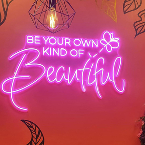 Thả vận chuyển 3D cá nhân ngoài trời acrylic lớn pin Powered Neon dấu hiệu Trắng tùy chỉnh nhà sản xuất - Product Image 2