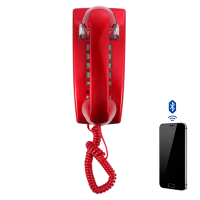 Teléfono Retro Antiguo para Línea Fija con Llamadas Manos Libres y Asistente de Voz para Sistemas Android e iOS, Color Personalizable