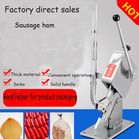 Tondeuse à saucisses industrielle manuelle en forme de U pour le traitement des aliments à base de viande