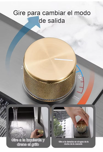 Nouveau Robinet de Lave-Vaisselle Multifonction Personnalisé <span class=keywords><strong>Noir</strong></span> Mat en Acier Inoxydable pour Évier de Cuisine avec Valve en Laiton, Évier Intelligent - Product Image 3