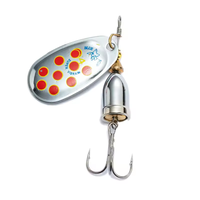 Leurre de Pêche Métallique 1#--6# 5g 6g 8g 10g 16g 19g, Appât Spinner de Haute Qualité, Leurre Dur avec Hameçon Triple, Matériel de Pêche pour Brochet