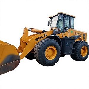 Chargeuse sur pneus SDLG L955F jaune de 7 tonnes avec moteur Cummins et pompe hydraulique MOOG, équipement de construction robuste - Product Image 3