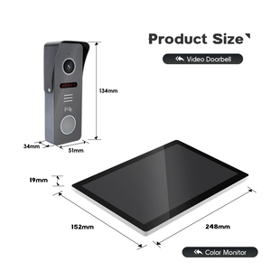 <span class=keywords><strong>Video</strong></span> hệ thống intercom 10.1 inch màn hình Màn hình cho đa căn hộ tuya an ninh nhà thông minh giám sát cửa mở khóa intercom - Product Image 4