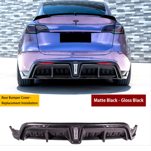 Nouveau kit carrosserie sport pour <span class=keywords><strong>Tesla</strong></span> Model Y, découpes pour capteurs d'aide au stationnement, ajustement universel, garantie 1 an |   Installation facile à visser - Product Image 5