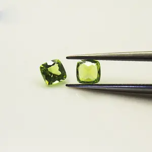 Natural Gemstone Square Cushion Cut Shape Peridot Collection A Treasure Collection of Rare and Fine Gems