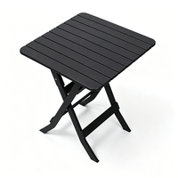 Ensemble de table et de chaises pliantes en plastique portables pour hôtel, banquet, café, événement en plein air, mobilier de salle à manger