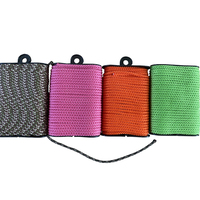2cm Rouge Polyester Fibre Emballage Ligne Plastique Fil Nylon Rafia Polypropylène Twinings PP Fil Raphia Macramé Cordon Emballage Cordes