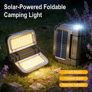 Lámpara <span class=keywords><strong>de</strong></span> Camping Colgante Recargable, Luz <span class=keywords><strong>de</strong></span> Trabajo LED Magnética Portátil con 180° <span class=keywords><strong>de</strong></span> Rotación °   Lámparas Solares <span class=keywords><strong>de</strong></span> Camping con Soporte Giratorio y Luz Regulable - Product Image 2