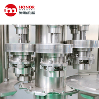 Machine automatique de remplissage de scellage de canettes en aluminium de boissons gazeuses boissons énergisantes