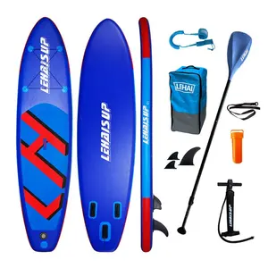 Tabla inflable superventas de Lehai, tabla de Paddle Sup, tabla de surf Isup para pesca y surf