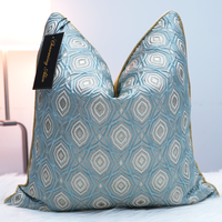 Housse de coussin jacquard luxueuse, nouveaux designs tendance, housses décoratives pour la maison