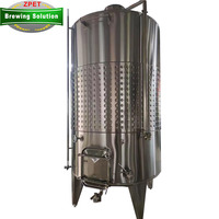 Cuve de fermentation de vin de navire de brassage de cidre de pomme d'acier inoxydable pour le stockage