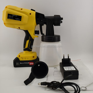 Pistola de Pintura Eléctrica Inalámbrica Portátil Profesional Industrial Recargable con Batería de Litio de 3000 PSI y 800 ml para Bricolaje - Product Image 2