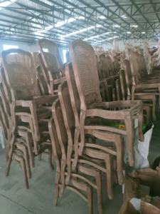 2025 Stapelbare Birkenholz Hochzeit Event Party Vermietung Bankett Esszimmers tuhl - Product Image 2