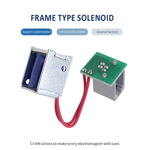 Solenoide de Empuje y Tracción <span class=keywords><strong>CiXin</strong></span> U0423L, 100gf de Empuje, DC24V, Carrera de 2mm, Micro Solenoide para Cerradura de Puerta de Impresora, Cerradura de Instrumentos Pequeños - Product Image 1