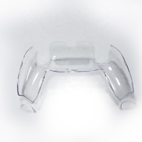 Coque de protection en cristal blanc clair pour PS5