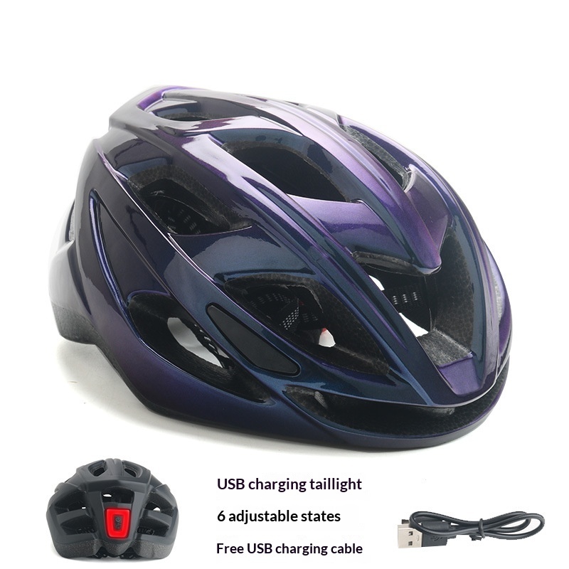Chameleon helmet [with charging taillight]