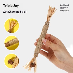 Explosions Classic Molar Catnip Ball Juguete para Gatos de Madera y Cuerda de Cáñamo para Limpieza Dental, Auto-Reparable y Resistente a Mordeduras para <span class=keywords><strong>Gatitos</strong></span>, Venta al por Mayor - Product Image 3
