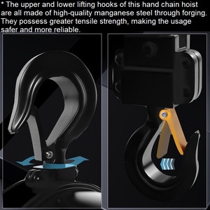 Cadena de Elevación de Acero Aleado Personalizada para Maquinaria Minera, Bloque de Elevación de 2t 3t 5t 10t 20t G80, Elevador Manual - Product Image 6