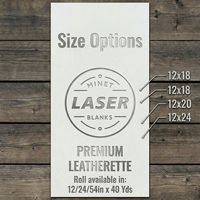 Plaques en cuir laserables 12x24 pouces pour gravure, texture classique, épaisseur premium, blanc/argent, avec adhésif