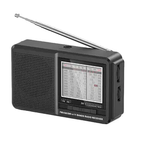 Promotion Good Quality Receive Pocket World Band FM/TV/MW 10 Band Receiver Portable Multiband Radio