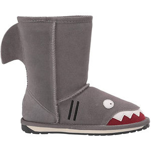 <span class=keywords><strong>Bottes</strong></span> hautes d'hiver pour garçons, motif de broderie requin, <span class=keywords><strong>bottes</strong></span> de neige de qualité supérieure, couleur chaude, dessin animé, femmes, enfants, fourrure, Micro tissu, 10 paires - Product Image 6