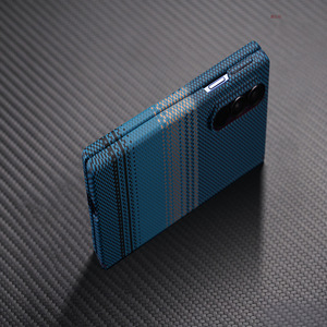 เคสโทรศัพท์แม่เหล็กเนื้อคาร์บอนไฟเบอร์สุดหรูสำหรับ Samsung Z Fold 8 Ultra 4 5 6 7 พร้อมฟิล์มกันรอยหน้าจอ ป้องกันการกระแทก - Product Image 6