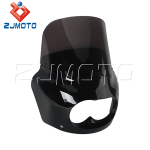 Motocicleta preperforada con hardware PC parabrisas ahumado y ABS estilo Club carenado para <span class=keywords><strong>Harley</strong></span> Dyna <span class=keywords><strong>Fat</strong></span> <span class=keywords><strong>Bob</strong></span> FXDF <span class=keywords><strong>2008</strong></span> - Product Image 3