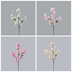 ดอกซากุระประดิษฐ์ CallaFloral กิ่งเดี่ยว ดอกไม้ประดิษฐ์คุณภาพสูง กลีบโพลีเอสเตอร์ ตกแต่งบ้าน ช่อดอกไม้งานแต่งงาน - Product Image 3