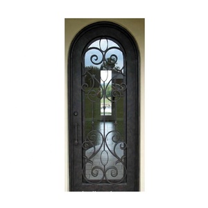 Puerta de arte del hierro de estilo popular de nuevo estilo, dar a los clientes 500 yuanes cupones en efectivo rotura térmica - Product Image 5