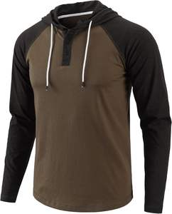 Sudaderas con capucha para hombre Camisa Casual Entrenamiento Atlético Moda Con capucha Jersey ligero Sudadera Manga larga con cordón - Product Image 1