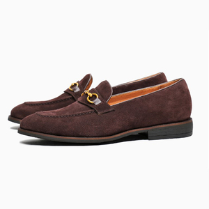 Chaussures bateau plates décontractées pour hommes en <span class=keywords><strong>cuir</strong></span> de vache véritable, mocassins fantaisie décontractés, pantoufles – Vente en gros directe fabricant - Product Image 4