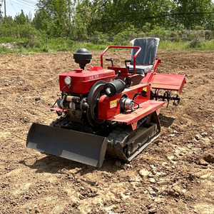 Mini-tracteur chenillé tout-terrain 25HP 35HP avec rotoculteur pour rizières, terres sèches, vergers, collines et agriculture montagneuse - Product Image 5
