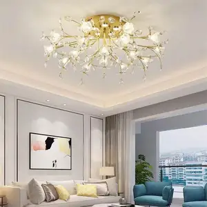 Nordic Modern Living Creative Atmosphere Light Luxury Dining Room Bedroom China Birdcage Chandelier