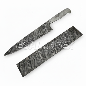 Acero de Damasco forjado para fabricación de cuchillos, barras y billeteras en blanco - Product Image 1