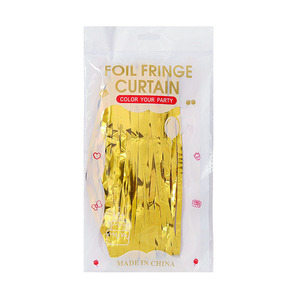 1*2m Folie Regen vorhang Quaste für Weihnachten Abschluss feier Valentinstag Partys-Festliche Wand Hintergrund Dekorationen - Product Image 2