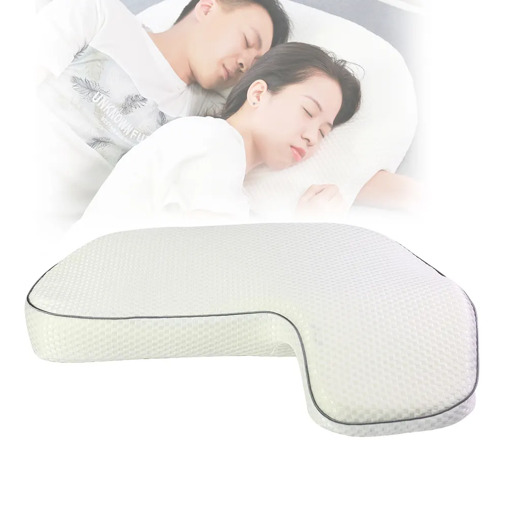 I più recenti non premere le mani per aiutare a dormire lo spazio per gli amanti cuscini per coppie ad arco in Memory Foam cervicale a doppio braccio