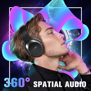 Maimi ANC Casque de jeu Hifi sans fil Écouteurs à réduction active du bruit <span class=keywords><strong>Bluetooth</strong></span> 5.3 Téléphone portable TWS Casque supra-auriculaire - Product Image 4
